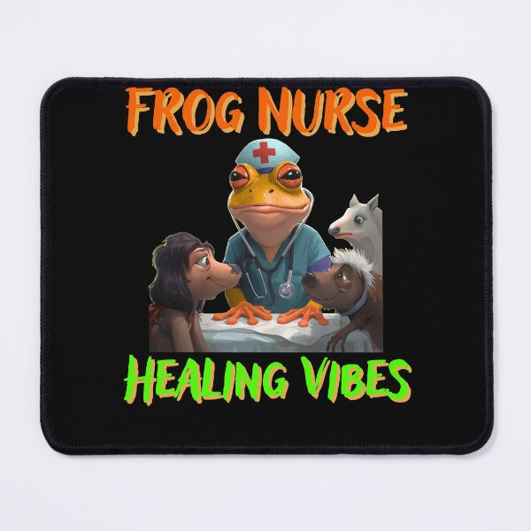 Item preview, Nurse Frog Funny Illustration designed and sold by StaticMood.