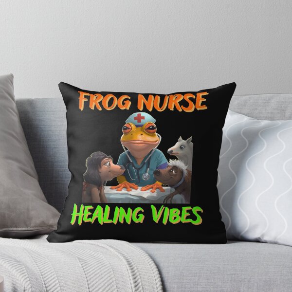 Item preview, Nurse Frog Funny Illustration designed and sold by StaticMood.