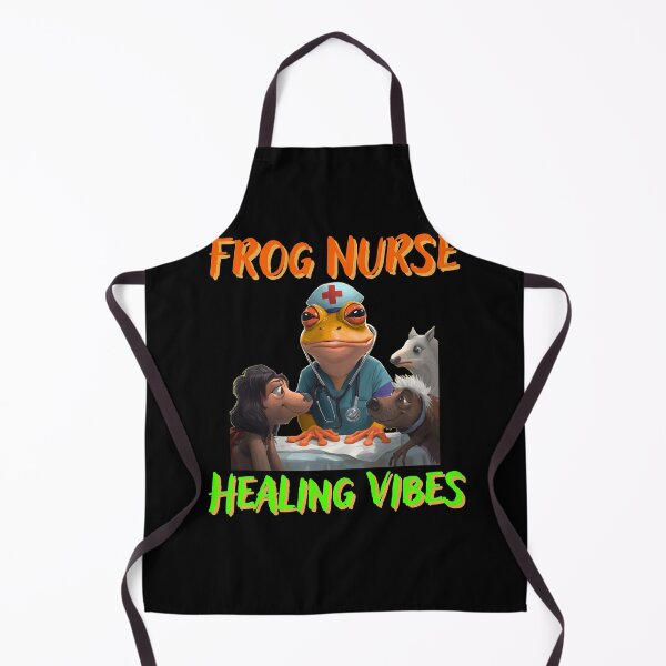 Item preview, Nurse Frog Funny Illustration designed and sold by StaticMood.