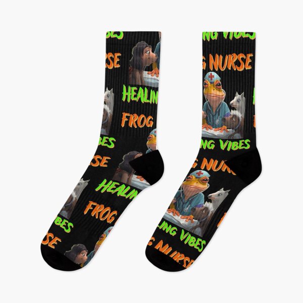 Item preview, Nurse Frog Funny Illustration designed and sold by StaticMood.