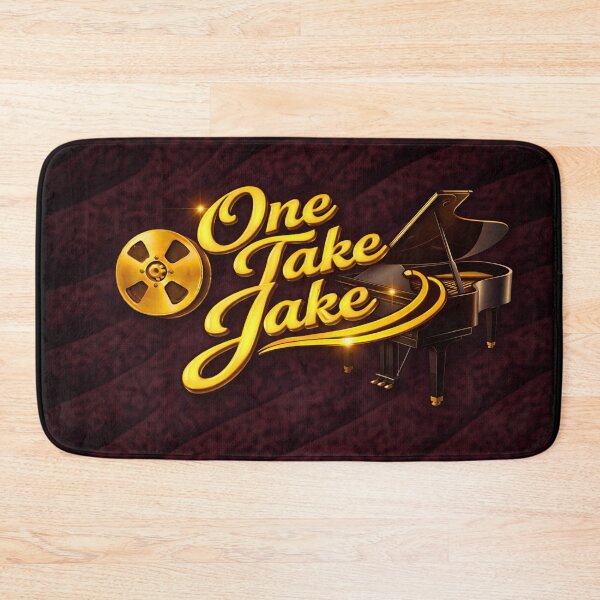 Item preview, One Take Jake – Piano Edition (Gold on Black Velvet) designed and sold by MySheetMusicArt.