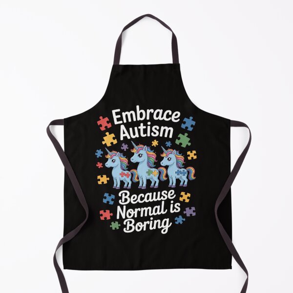 Item preview, Embrace Autism Because Normal Is Boring Unicorn Autism Day designed and sold by HesterFoley.