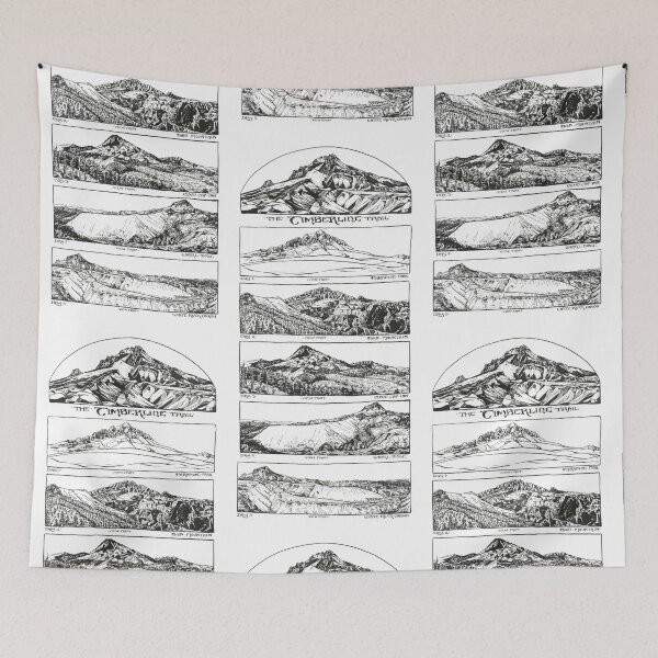 Item preview, Five Views from the Timberline Trail designed and sold by Art by Claire Christy-Tirado.