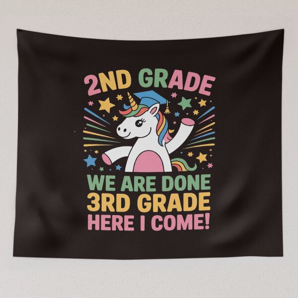 Item preview, 2nd Grade Graduation Dabbing Unicorn Last Day Of School Girl designed and sold by MichaelStalkas.