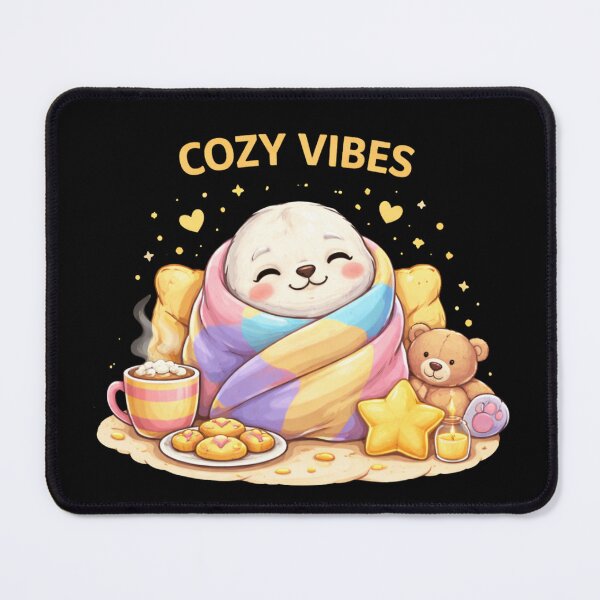 Item preview, Cozy Vibes Cute Seal Blanket designed and sold by Papier Atelier Art.