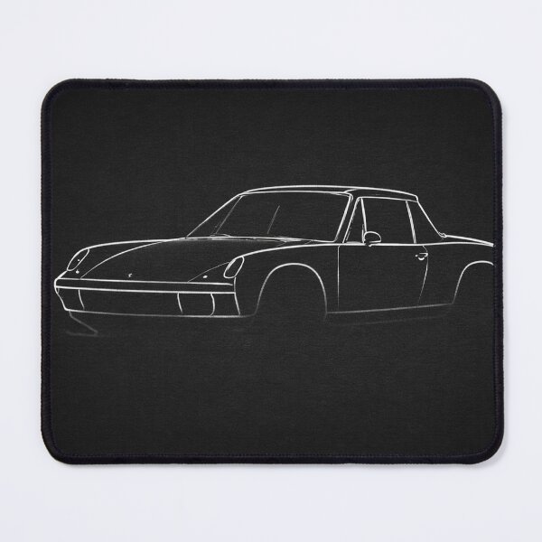 Item preview, Porsche 914 6 Inspired Minimalist Silhouette Abstract Line Art designed and sold by Geo.