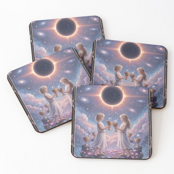 Item preview, Six of Cups - Cosmic Tarot Edition designed and sold by KYOFRAME.