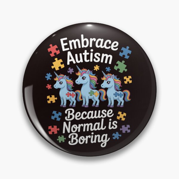Item preview, Embrace Autism Because Normal Is Boring Unicorn Autism Day designed and sold by MichaelStalkas.