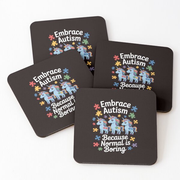 Item preview, Embrace Autism Because Normal Is Boring Unicorn Autism Day designed and sold by MichaelStalkas.