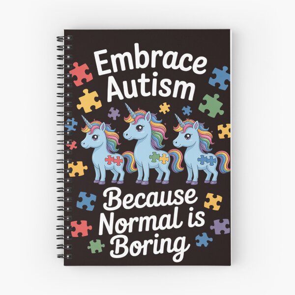 Item preview, Embrace Autism Because Normal Is Boring Unicorn Autism Day designed and sold by MichaelStalkas.