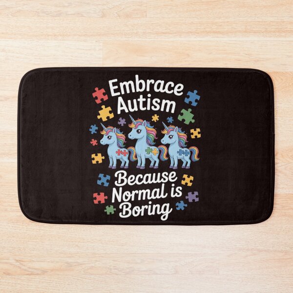 Item preview, Embrace Autism Because Normal Is Boring Unicorn Autism Day designed and sold by MichaelStalkas.