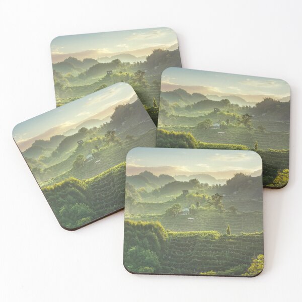Item preview, Prosecco Hills hogback, vineyards at sunset. Veneto, Italy designed and sold by Stefano Orazzini.