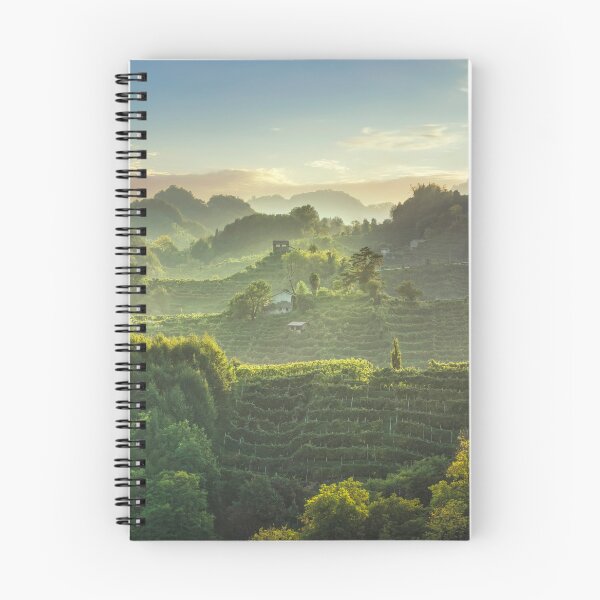 Item preview, Prosecco Hills hogback, vineyards at sunset. Veneto, Italy designed and sold by Stefano Orazzini.