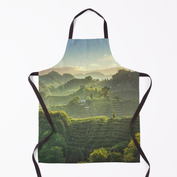 Item preview, Prosecco Hills hogback, vineyards at sunset. Veneto, Italy designed and sold by Stefano Orazzini.