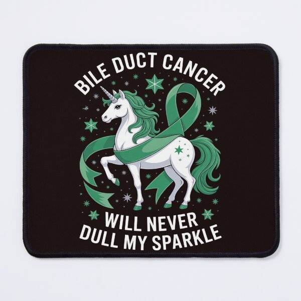 Item preview, Bile Duct Cancer Fighter Funny Quote with Unicorn designed and sold by MichaelStalkas.