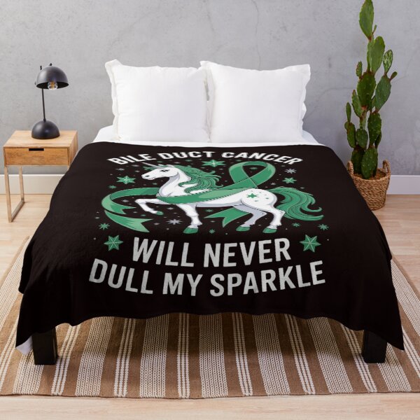 Item preview, Bile Duct Cancer Fighter Funny Quote with Unicorn designed and sold by MichaelStalkas.