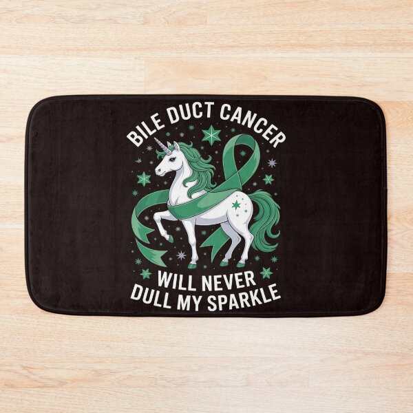 Item preview, Bile Duct Cancer Fighter Funny Quote with Unicorn designed and sold by MichaelStalkas.