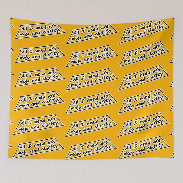 Item preview, All I need are mojo and clarity, orange background designed and sold by mntimg.