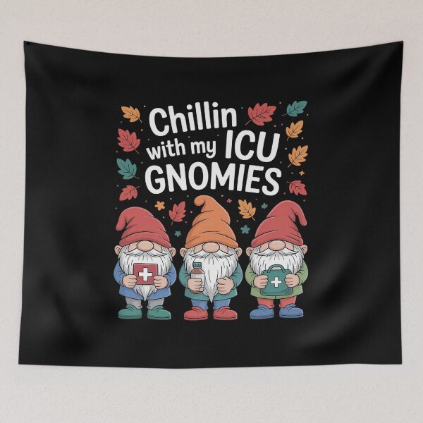 Item preview, Chillin With My ICU Nurse Gnomies Happy Thanksgiving designed and sold by LindseyKris.