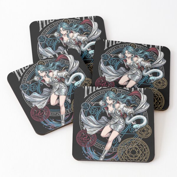 Item preview, Hissabeth Reverse 1999 Plant Arcanist Melusine Sylvie Dubois Asbestos Scales Rigidity DPS Control Fan Art Portrait Poster T-Shirt Sticker Gift designed and sold by Senpaiwaves.