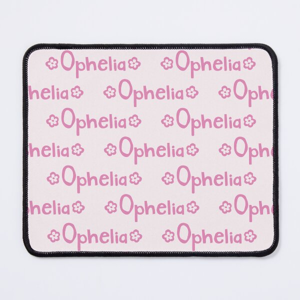 Item preview, Ophelia baby girl name in pink designed and sold by FrancesPoff.