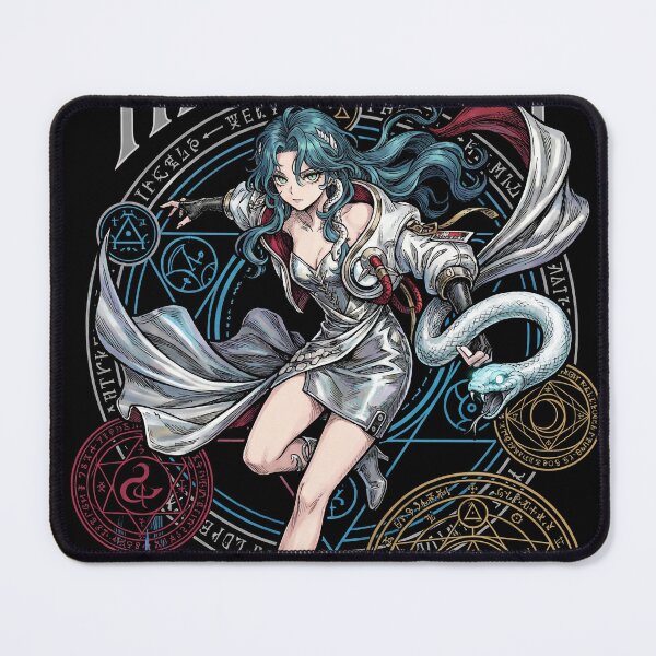 Item preview, Hissabeth Reverse 1999 Plant Arcanist Melusine Sylvie Dubois Asbestos Scales Rigidity DPS Control Fan Art Portrait Poster T-Shirt Sticker Gift designed and sold by Senpaiwaves.