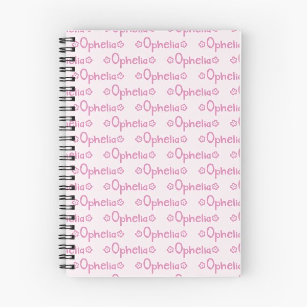 Item preview, Ophelia baby girl name in pink designed and sold by FrancesPoff.