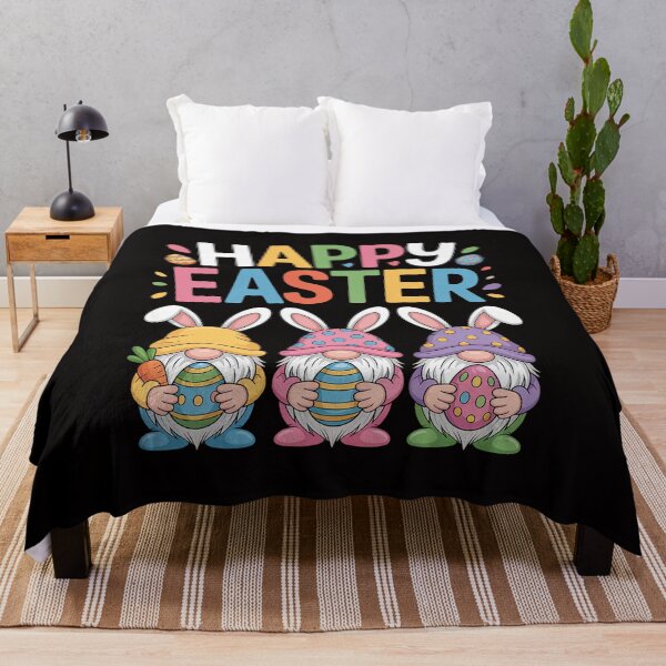 Item preview, Cute Bunny Gnome Hug Easter Eggs Happy Easter Day designed and sold by HudsonErik.