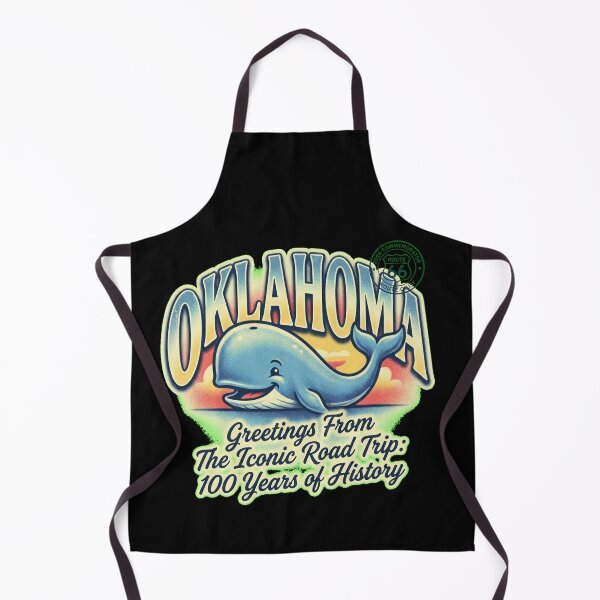 Item preview, Oklahoma Blue Whale Retro Route 66 Postcard 2026 Commemorative designed and sold by Thaivi Design.