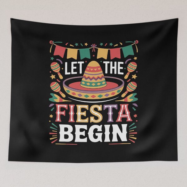 Item preview, Let The Fiesta Begin inco De Mayo Mexican Party T-Shirt designed and sold by LindseyKris.