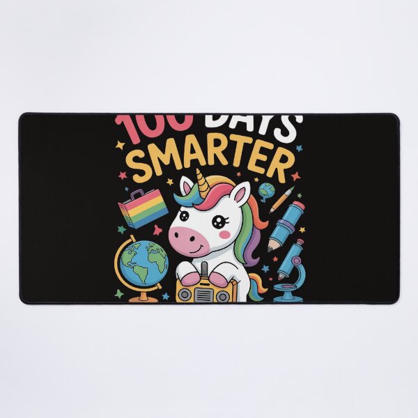 Item preview, 100 Days Smarter Unicorn Girls Happy 100th Day of school Kid 3 designed and sold by HudsonErik.