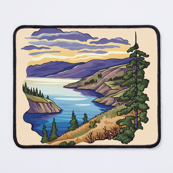 Item preview, Coldstream Vernon Kalamalka Lake Okanagan Drawing - British Columbia designed and sold by meganohm.