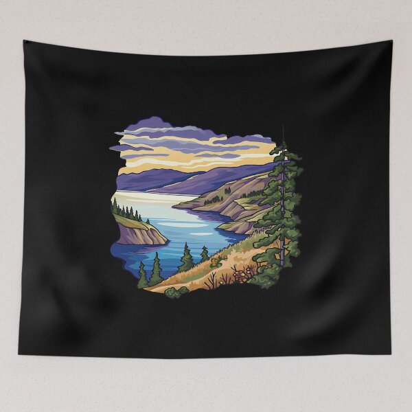 Item preview, Coldstream Vernon Kalamalka Lake Okanagan Drawing - British Columbia  designed and sold by meganohm.