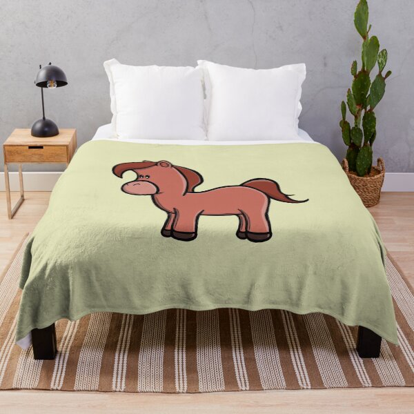 Item preview, Cute Brown Horse Kawaii Pony Cartoon designed and sold by shopdiego.