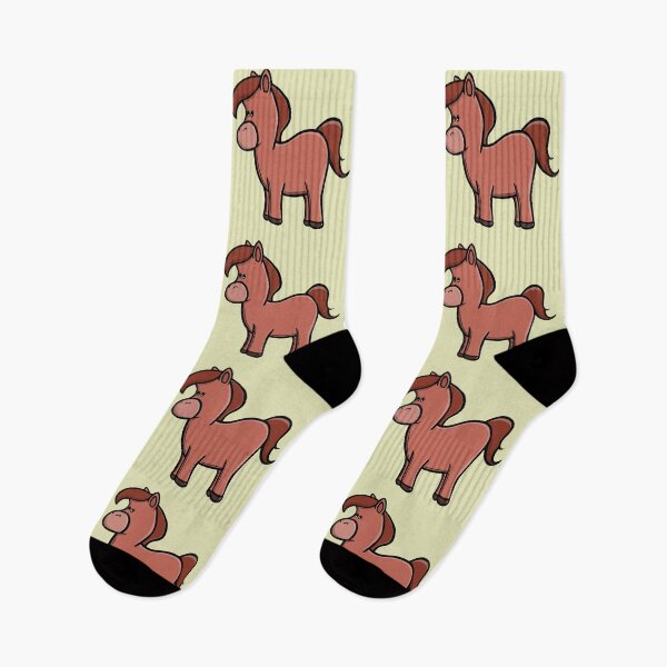 Item preview, Cute Brown Horse Kawaii Pony Cartoon designed and sold by shopdiego.