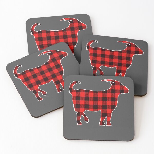 Item preview, Sheep in  Buffalo Plaid Silhouette – Rustic Woodland Farm Animal Design designed and sold by PinkyDona.