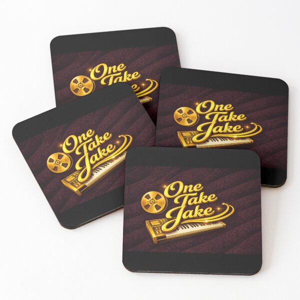 Item preview, One Take Jake – Keyboard Edition (Gold on Black Velvet) designed and sold by MySheetMusicArt.