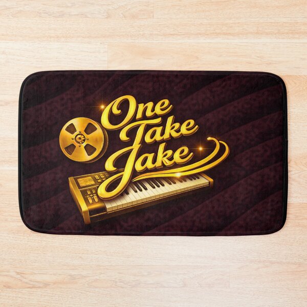 Item preview, One Take Jake – Keyboard Edition (Gold on Black Velvet) designed and sold by MySheetMusicArt.