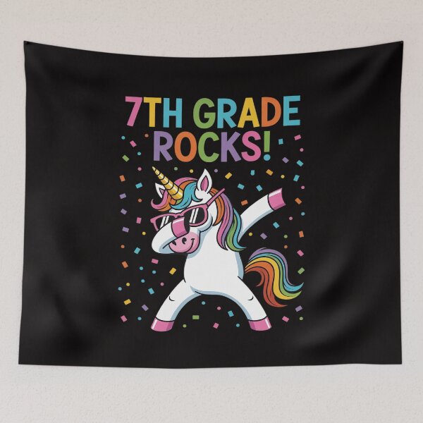 Item preview, Dabbing 7th Grade Rocks Unicorn  Seventh Grade Team designed and sold by HudsonErik.