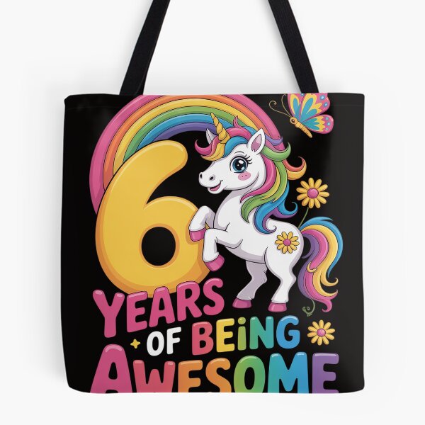Item preview, Awesome Princess Unicorn Birthday 6 Year Old Girl 6th B-day designed and sold by HudsonErik.