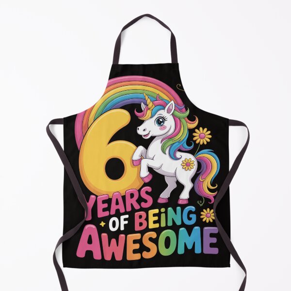 Item preview, Awesome Princess Unicorn Birthday 6 Year Old Girl 6th B-day designed and sold by HudsonErik.