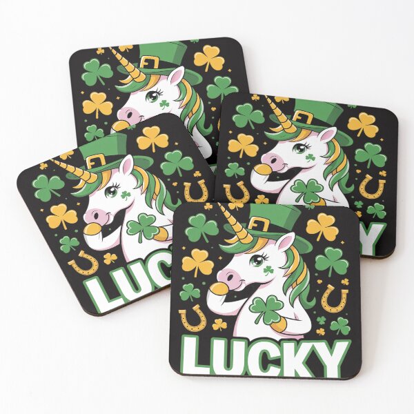 Item preview, Dabbing Unicorn St Patricks Day Leprechaun Shamrocks Kids designed and sold by HudsonErik.