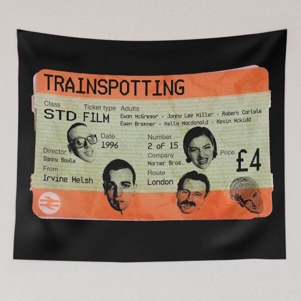 Item preview, Trainspotting Ticket Art designed and sold by MadeMontalbano.