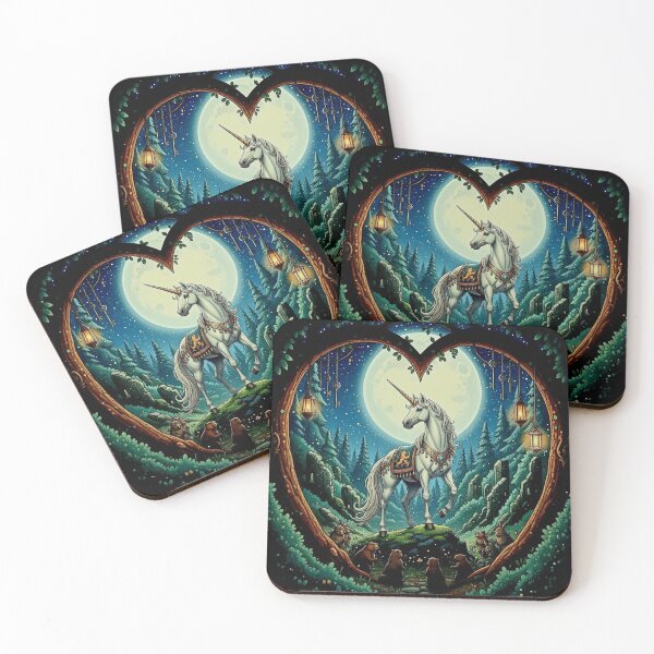 Item preview, The Noble Jewel - Unicorn of the Last Battle designed and sold by Art's Diner.