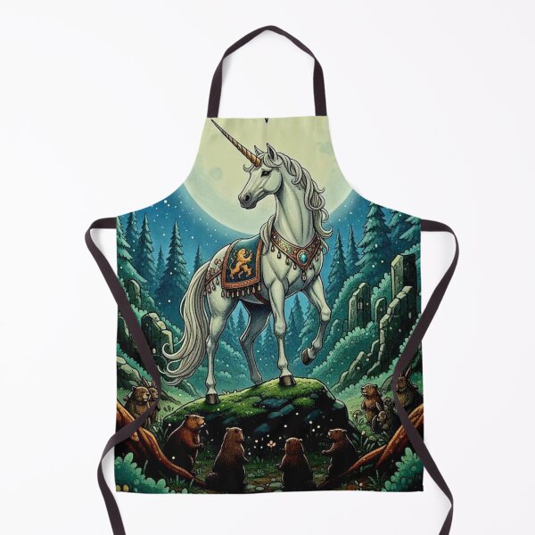 Item preview, The Noble Jewel - Unicorn of the Last Battle designed and sold by Art's Diner.
