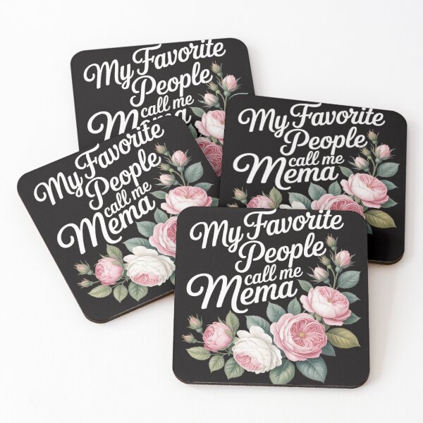 Item preview, My Favorite People Call Me Mema Floral Birthday Mema designed and sold by HudsonErik.