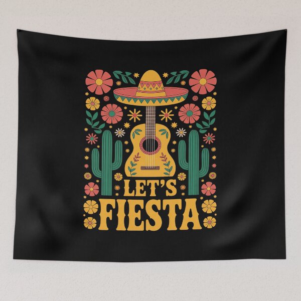 Item preview, Mexican Lets Fiesta Guitar Cinco De Mayo designed and sold by LindseyKris.