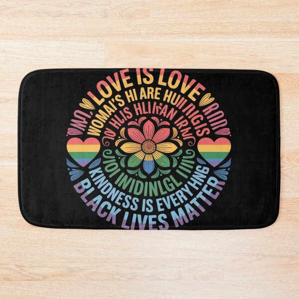 Item preview, Rainbow Black Lives Matter Science LGBT Pride Flower designed and sold by LindseyKris.