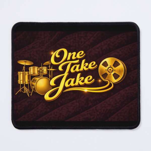 Item preview, One Take Jake – Drums Edition (Gold on Black Velvet) designed and sold by MySheetMusicArt.