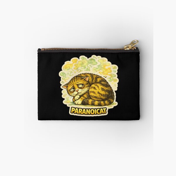 Item preview, Stoner & Psychonaut Cats – Paranoicat – Gift for Stoners • Retro Comics • Vintage Halftone designed and sold by JacobKAurumhead.